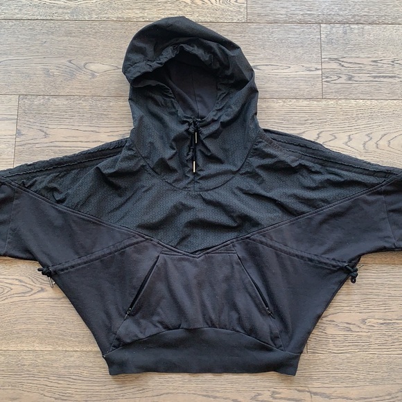 ADIDAS BLACK HOODIE WOMENS - Picture 5 of 6